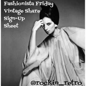 Rockin' Retro Fashionista Friday Vintage Share